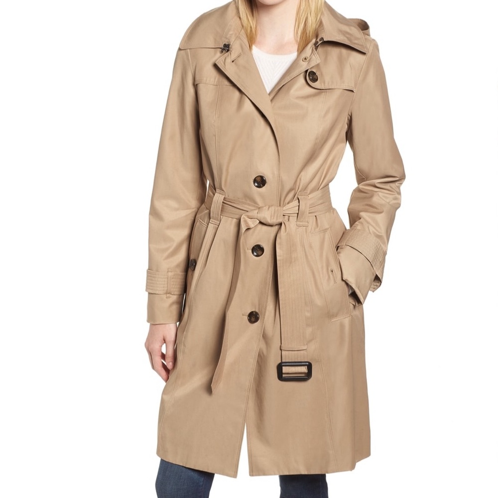 London Fog Knee Length Trench